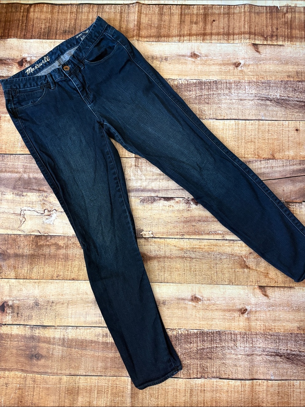 Madewell Dark Indigo Skinny Skinny Ankle Jeans